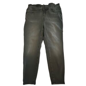 Plus Size Torrid Feel the Fit Black/Gray Jeans Size 18R USED #7237